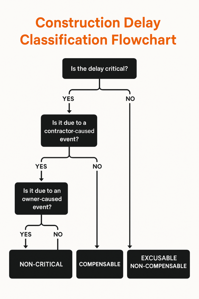 types of construction delays